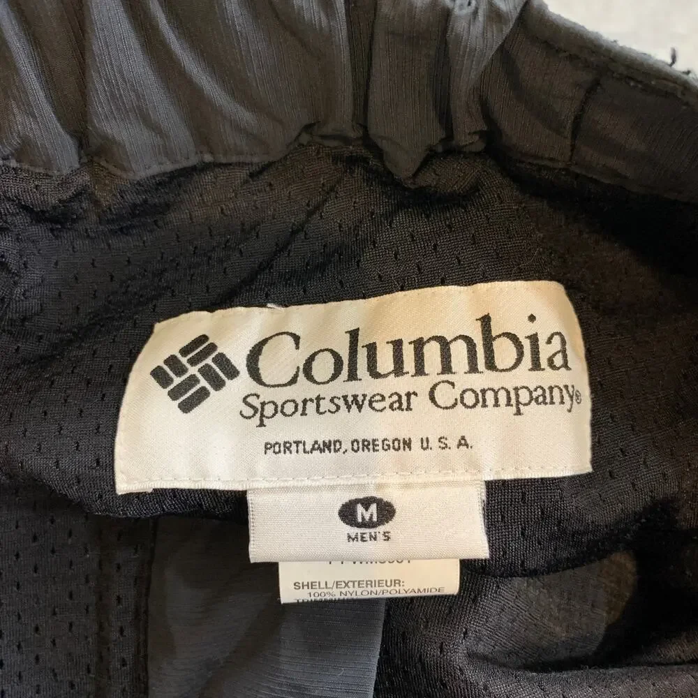 Columbia Snowboarding Pants Mens M Medium Black Nylon Inner Lined Ski Snow